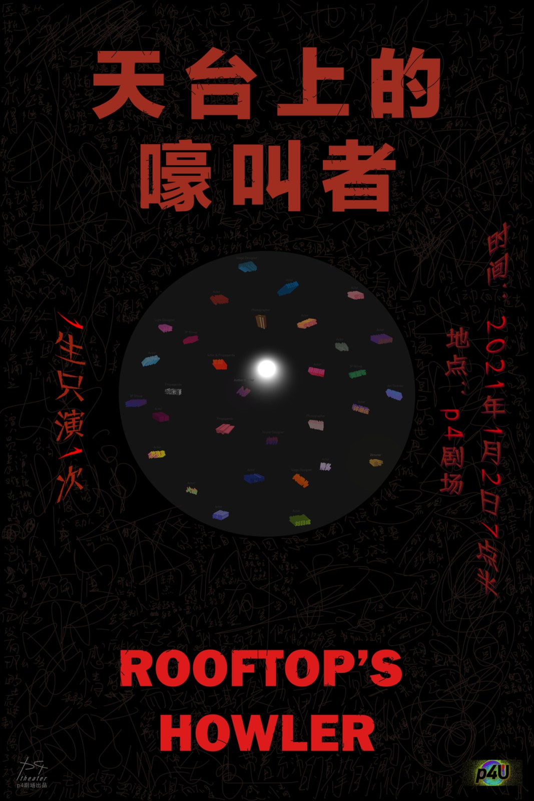 p4U 话剧 天台上的嚎叫者 神秘公演 跨年狂 3